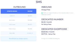 pricing structure