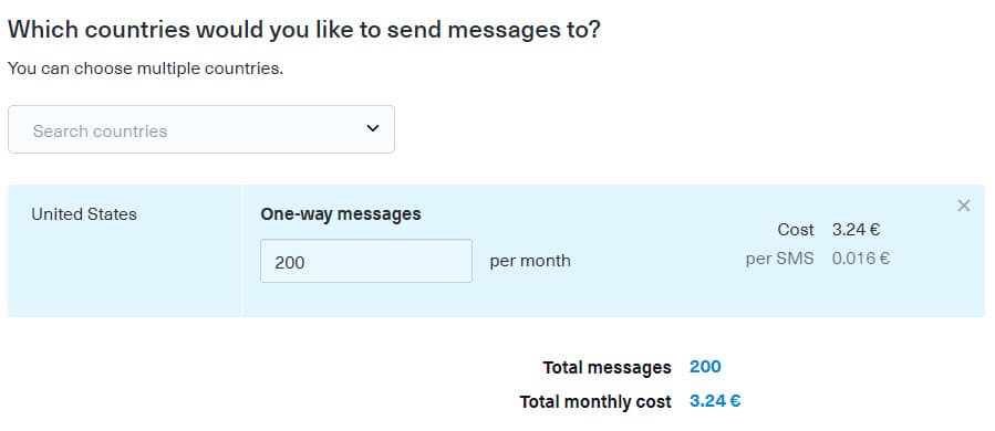 Messente-SMS-Pricing-Calculator