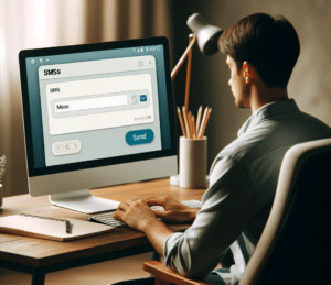 USA send sms from computer