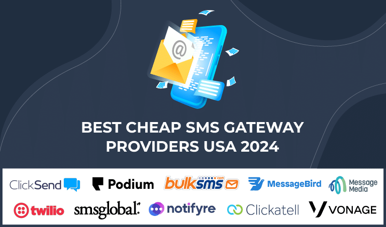 best cheap sms gateway providers usa 2024